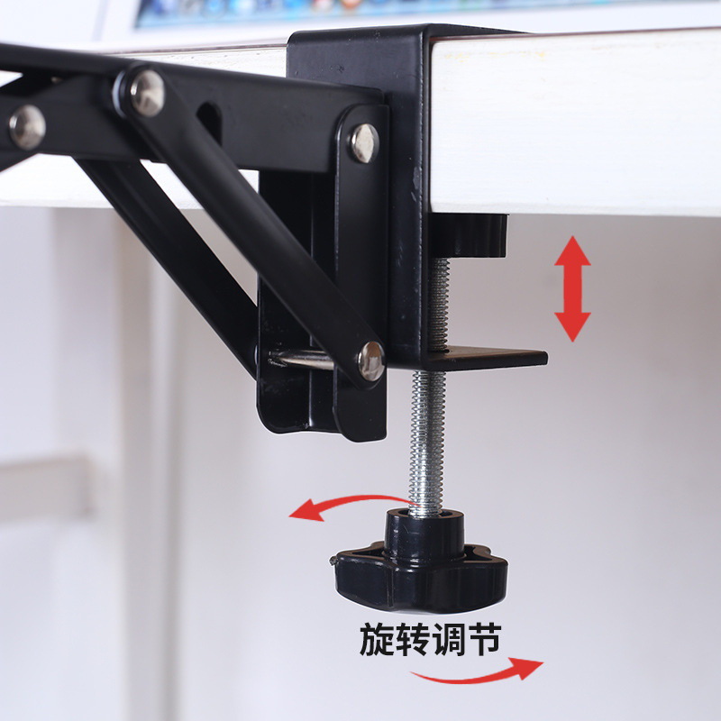比利款免打孔折叠支架键盘支撑托架书桌延长支架置物架层板托手托