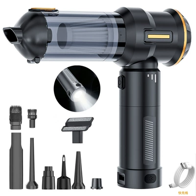 New Car Vacuum Cleaner with Tozsoranlar - st-6710aplusdetachable-brushless-vacuum-cleaner-one-touch-dustbin-emptying-111v-black-gold-fast-charge-edition