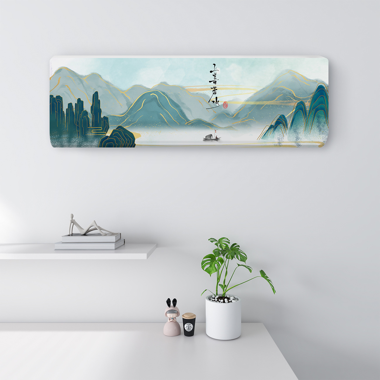 Aire acondicionado cubierta a prueba de polvo 2024 nueva cubierta de aire acondicionado colgante tipo colgante general Glimie todo incluido Haier cubierta de aire acondicionado