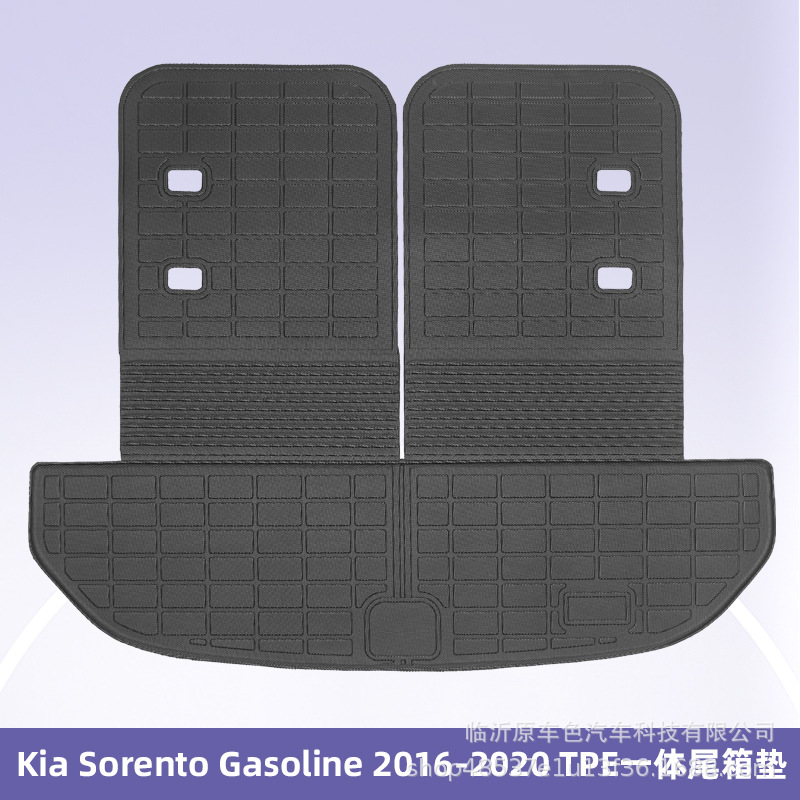 Aplicable a KIA Sorento2016 - 2020 combustible 3D todo el tiempo material TPE cojín de pie cojín de colateral