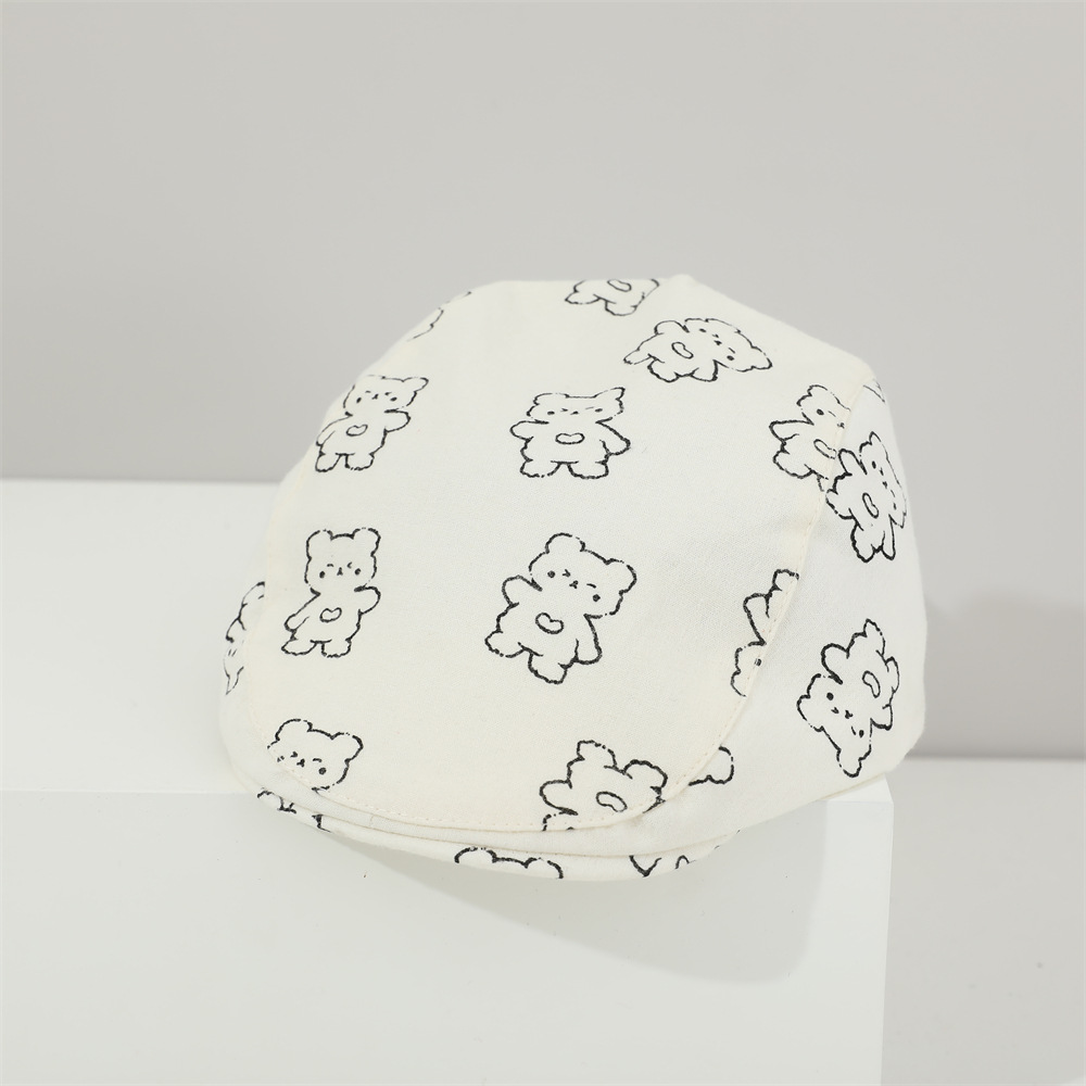 Sombreros para bebés primavera y otoño boina para bebés niños y niñas sombreros osos sombreros de sol para niños sombreros de verano pintores