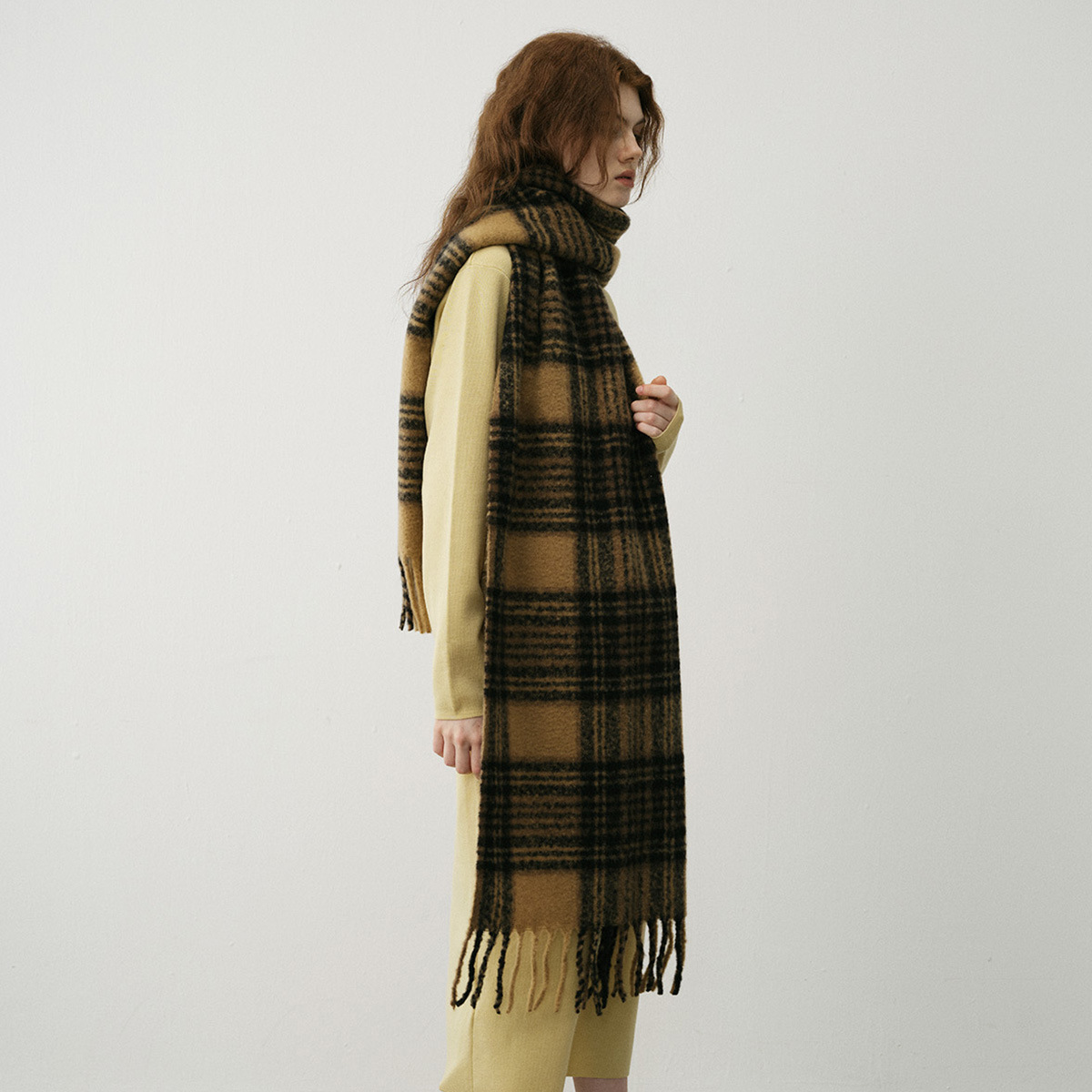 Designer Retro sjaal Klassieke kameel Meradeg kasjmier sjaal dames winter zachte oversized sjaal_voghion.com