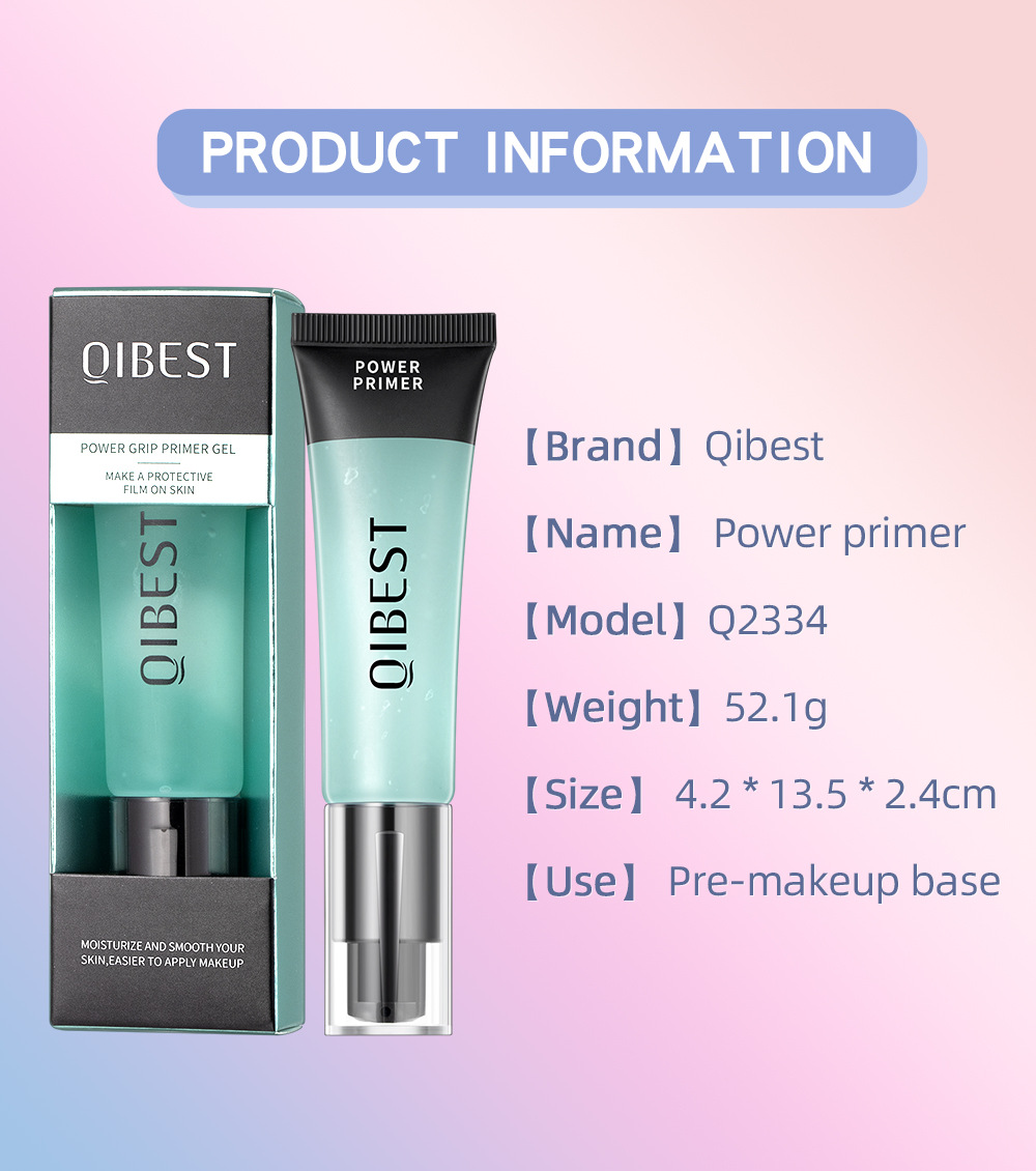 QiBest Pre-Makeup Gel Moisturizing Pore-Invisible Base Gel Pre-Makeup Base Cream Pre-Makeup Gel Cross-border undefined
