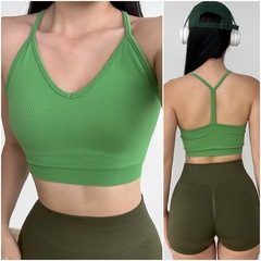 Advanced minimalist yoga pants Pilates fitness quick-drying bralette with narrow straps training innerwear for outerwear sports 1272