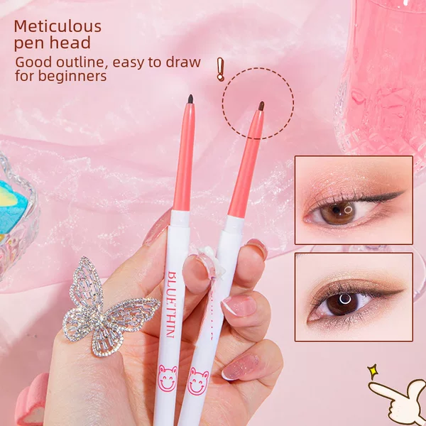BLUETHIN white eyeliner glue pen inner eyeliner lying silkworm eyeliner eyebrow pencil down to waterproof not easy to faint makeup beginner