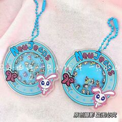 ロック音楽超萌えかわいい両面アクリルかばんストラップ学生の親友飾りプレゼント