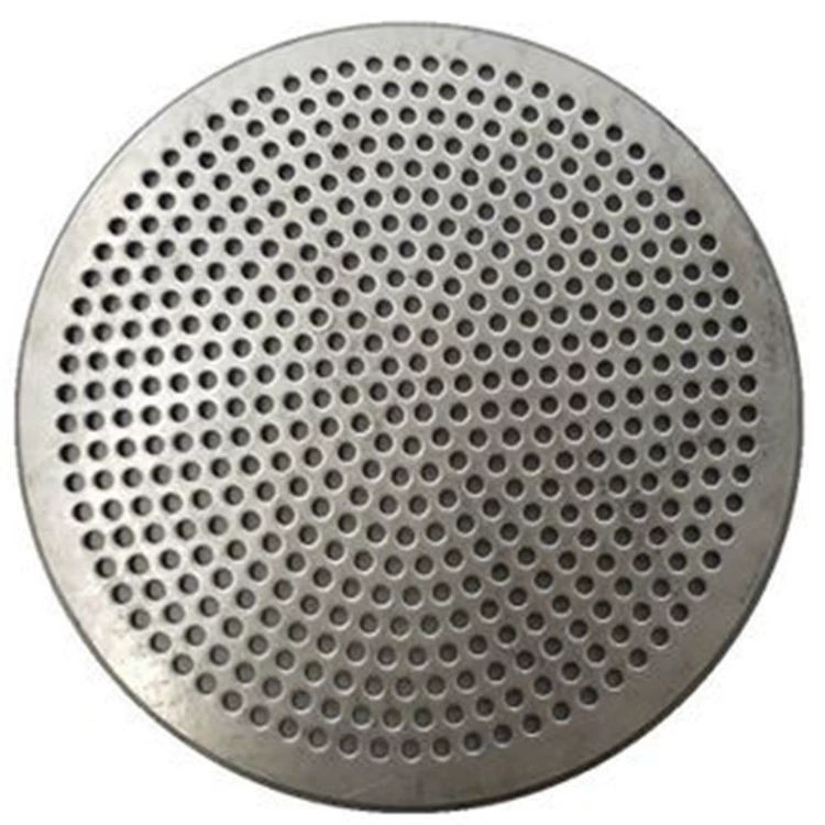 Round stainless steel porous plate 304 corrosion-resistant 2mm hole spacing punching plate factory Suzhou perforated plate factory