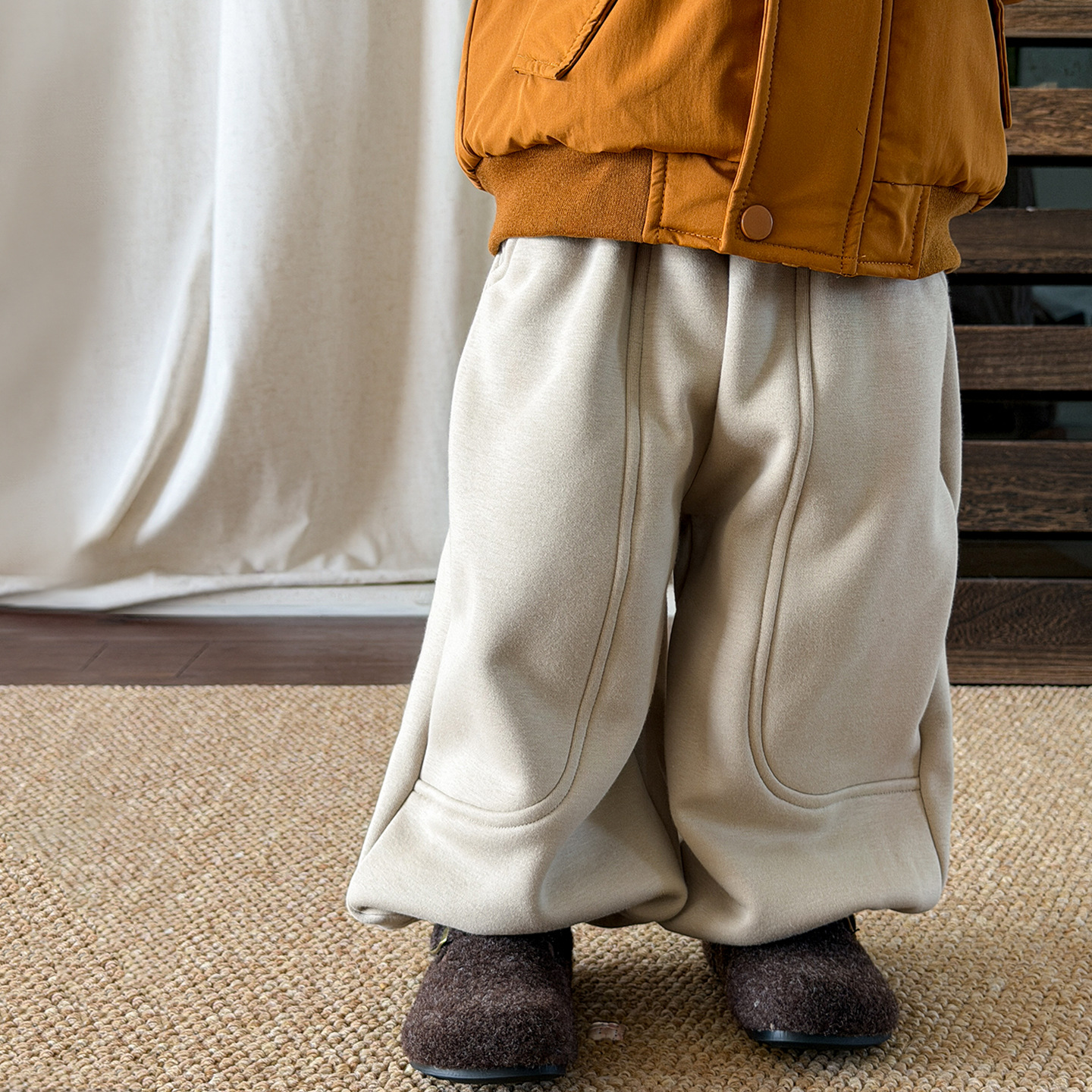 Pantalones de terciopelo integrados