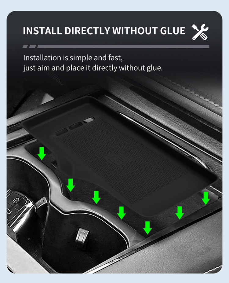 Suitable for 22-25 Models of Chery Omoda C5 Central Control Wireless Charging Silicone Anti-Slip Mat Car Modification Products
