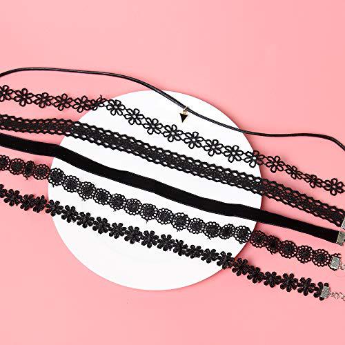 Amazon Cross Border Clavicle Chain Necklace Gothic Necklace Gothic Tattoo Lace Chokers Collar