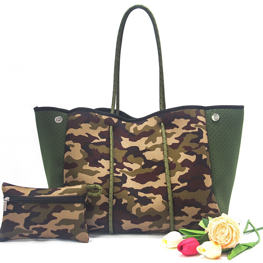 Bolso de playa de neopreno ligero para mujer
