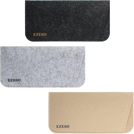 Cross-Border Felt Glasses Bag, Thickeneded Multifunctional Sunglasses Protective Cover, Sunglasses Cosmetics Bag, Glasses Bag Can Be Added with Logo