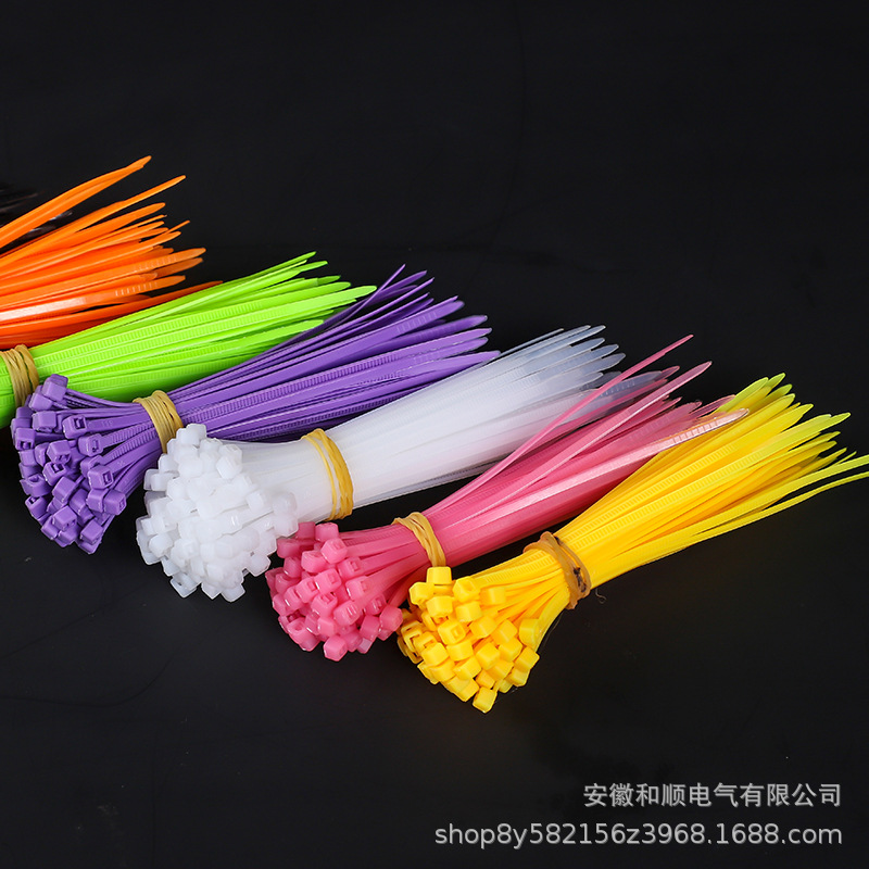 厂家直供全系4.0X200~4.0*400（500）条自锁式尼龙扎带束线捆扎带