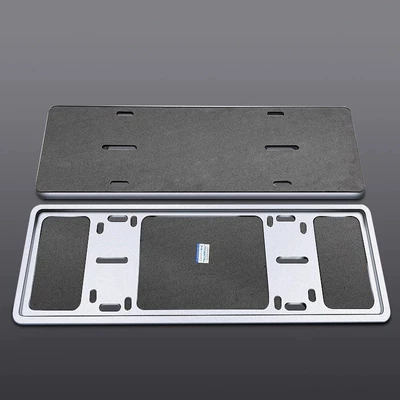 Frame, Blue Plate, Green Plate, Dual-Track — License plate holder/license plate holder