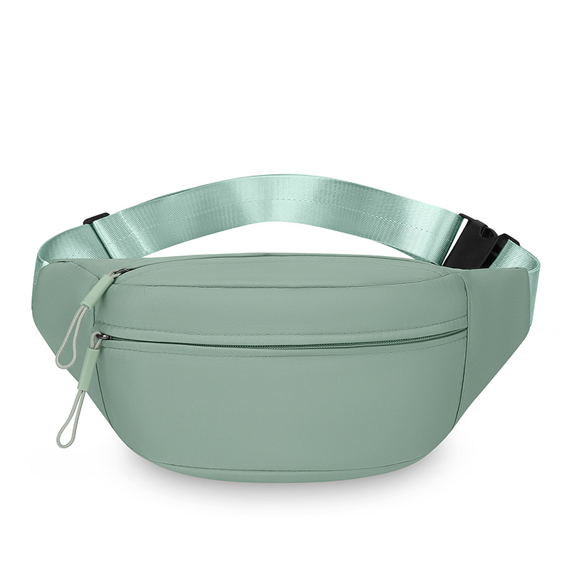 Bolso de cintura de color sólido para mujeres simple viaje ocio mochila de hombro bolso de teléfono móvil deportivo portátil al aire libre bolso de pecho de moda moda