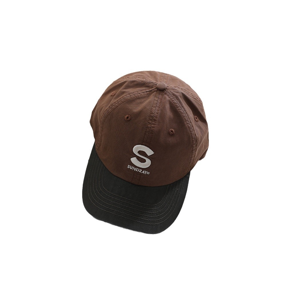 Sombreros de boca de pato para niños primavera y verano nuevo gorro transpirable delgado secado rápido gorro lindo panda bordado gorra de béisbol bebé