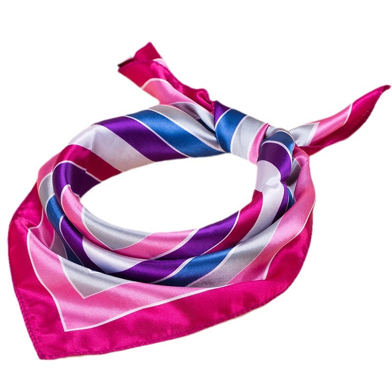 Professional Women's Square Scarves Spring Autumn Style Bank Flight Attendant White Collar Business Small Scarves for Businesswomen_voghion.com