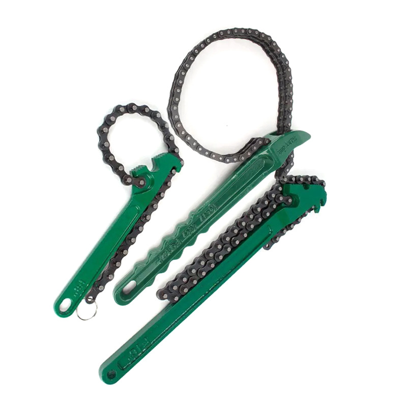 Llave de cadena genuina Herramienta de llave de filtro antideslizante de 12 pulgadas que ahorra mano de obra Llave de filtro de cambio de aceite grande de 24 pulgadas