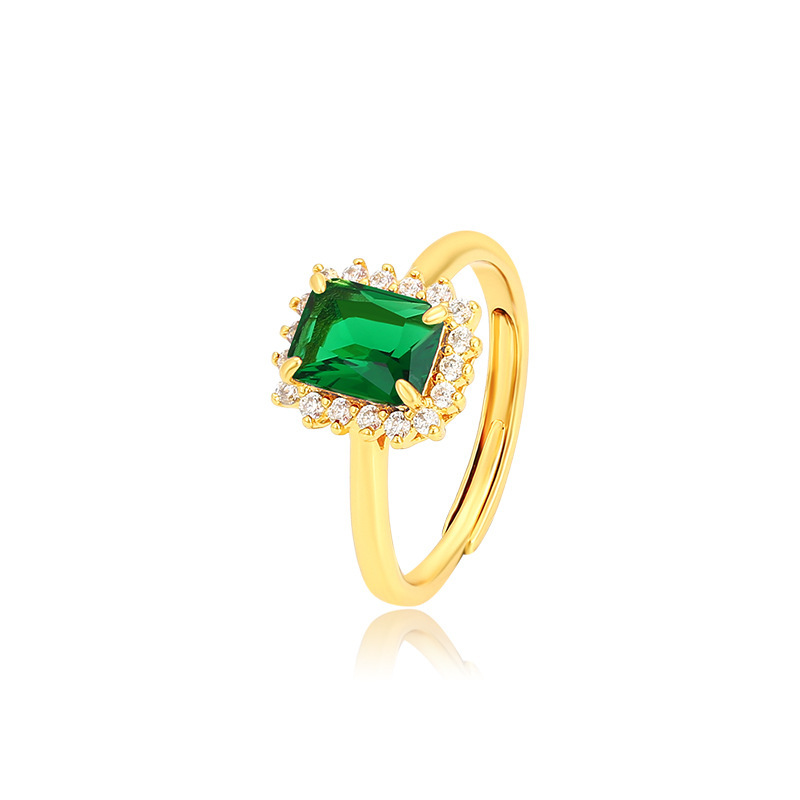 24k color plated-emerald#8