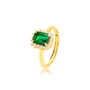 24k color plated-emerald#8