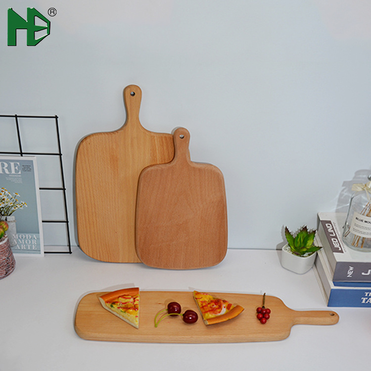 批发披萨盘木质榉木托盘茶盘水果盘面包盘茶盘多种尺寸供应