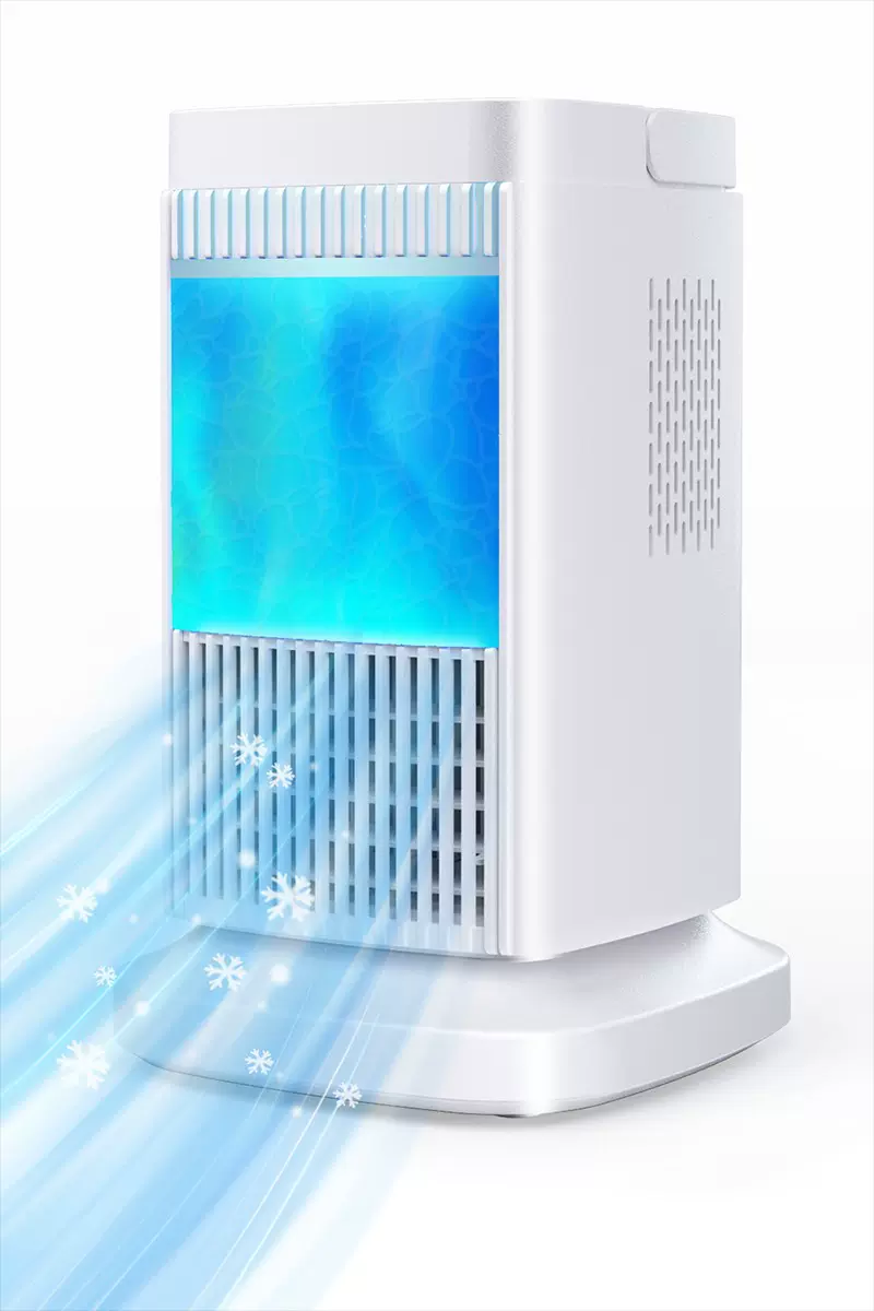 严选导体小家电冰感冷风机迷你桌面制冷空调扇家用宿舍办公室v台