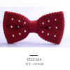 Children's knitted accessory with bow for boys, fashionable bow tie, factory direct supply, Japanese and Korean