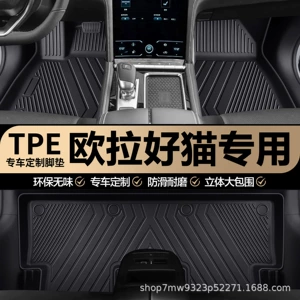 Euler Good Cat Special Tpe Car Floor Mats, Fully Enclosed, Waterproof, Wear-Resistant, Non-Slip for Good Cat Gt