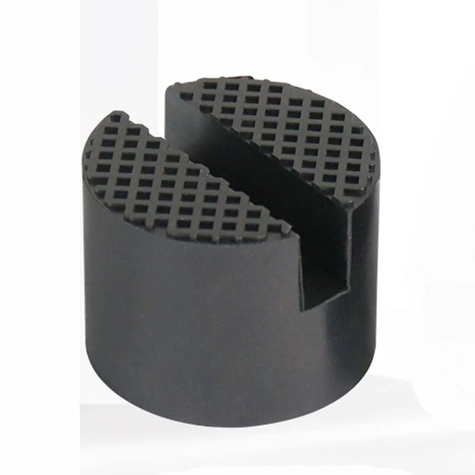 0kg Durable and Wear-Resistant Rubber Support Pads for Car Grooved Frame Track Floor Socket Adapter Lift Pads