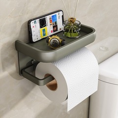 トイレティッシュペーパーホルダー浴室穴なしロール紙携帯電話ホルダーティッシュボックストイレトイレットペーパーホルダートイレットペーパーホルダー