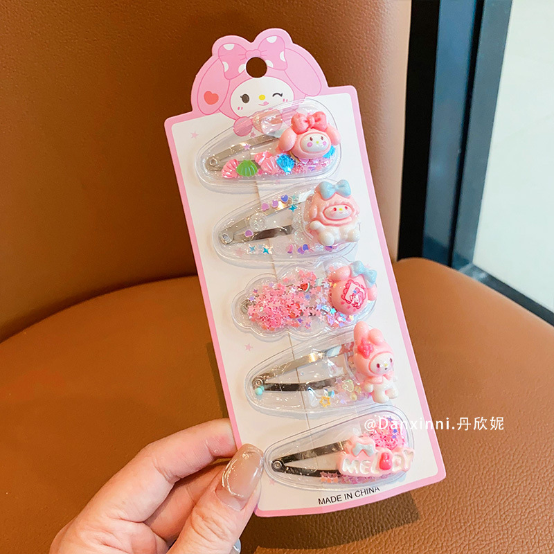 子供用流しヘアクリップ、女の子用かわいいサイド前髪BBクリップ、女の子用後頭部ヘアピン、ベビーヘアアクセサリー|undefined