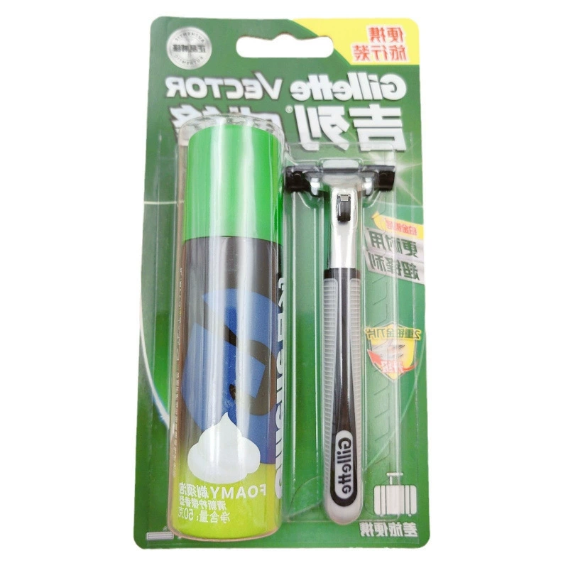 Держатель лезвия Gillette Weifeng 1 лезвие, 2/3/5/6 сменных головок, вращающаяся двухслойная передняя быстрая бритва, ручная двусторонняя старинная кассета