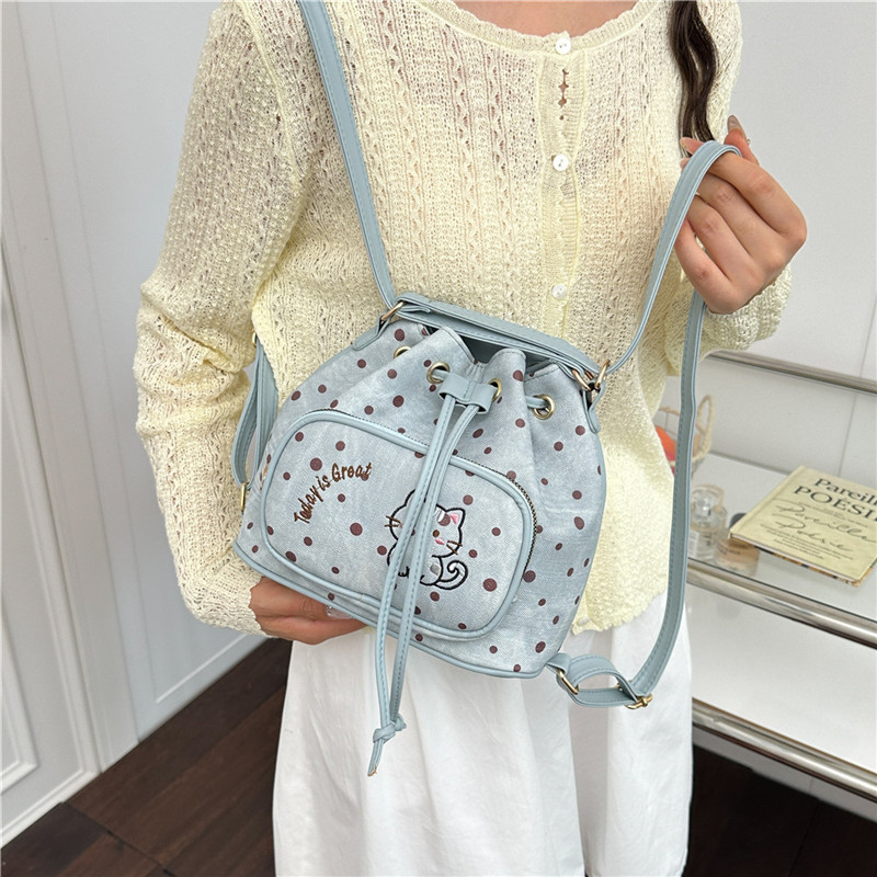 College Style Ladder Point Mochila para mujeres 2026 nueva tendencia de viaje simple bolsa casual universal