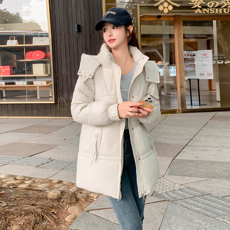 2025 chaqueta de algodón holgada coreana, chaqueta de algodón de invierno, chaqueta de algodón caliente, chaqueta de algodón de pluma, ocio, versátil
