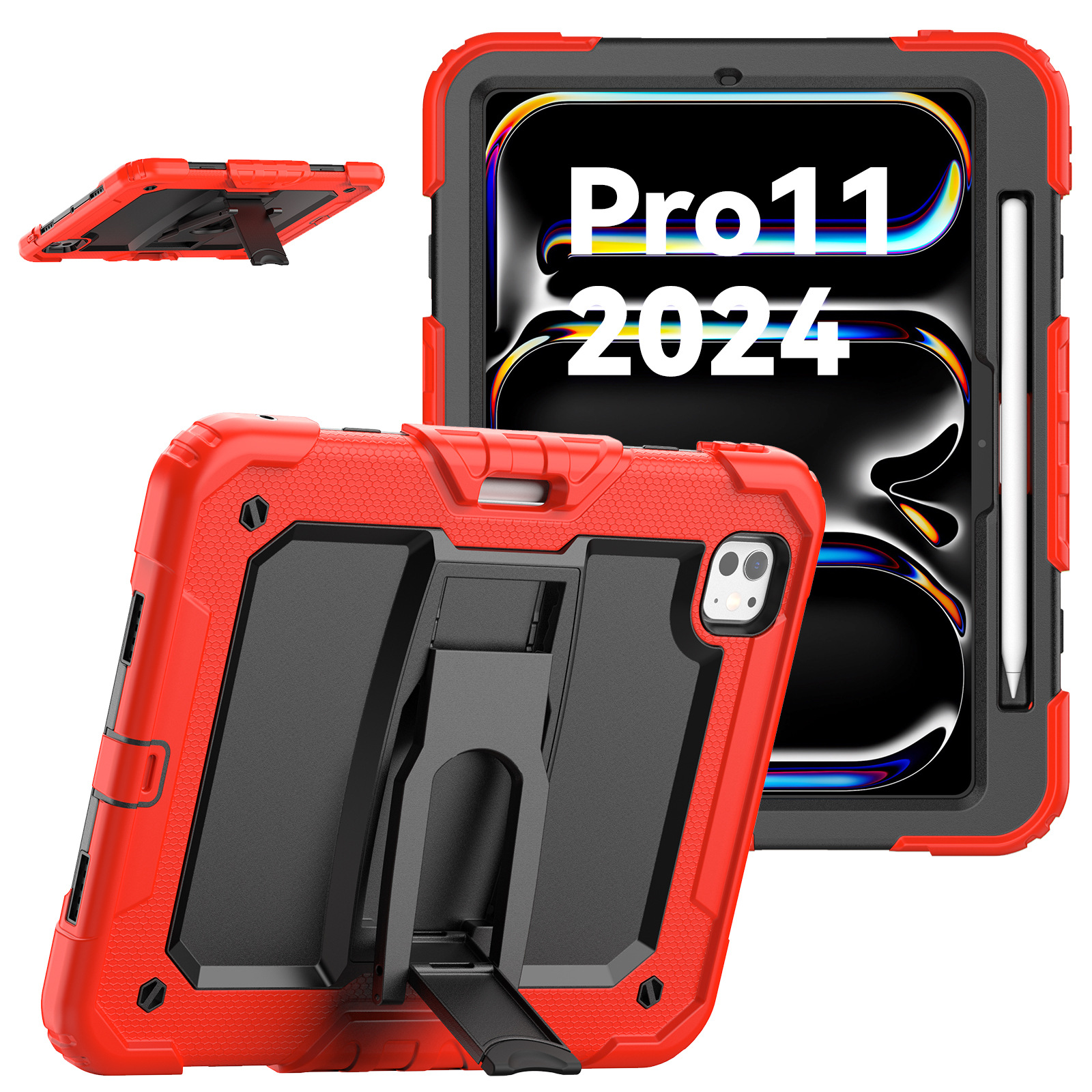 iPad Pro2024 nueva cubierta plana de silicona air6 manzana cubierta 11 pulgadas soporte anti-caída y anti-flexión