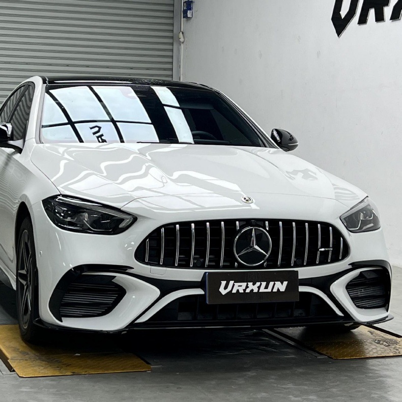 Applicable to 22-25 Mercedes-Benz c 200 260 W206 changed to 24 c63amg simple narrow body to surround the front bumper net cover