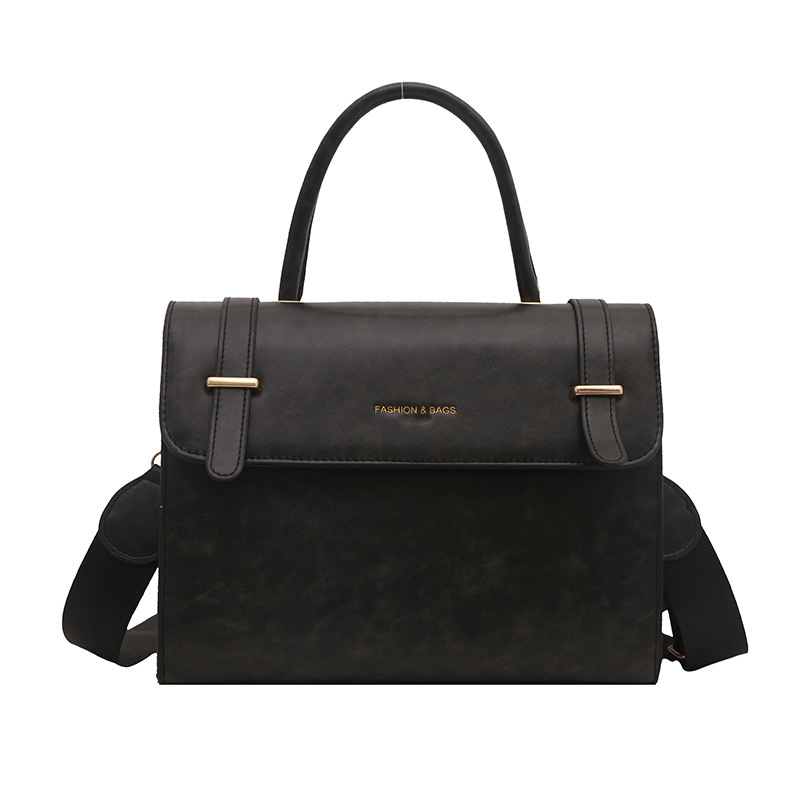 Bolso retro con textura de viajero 2024 invierno nuevo estilo salvaje temperamento ins bandolera de nicho bolso cuadrado pequeño mujer