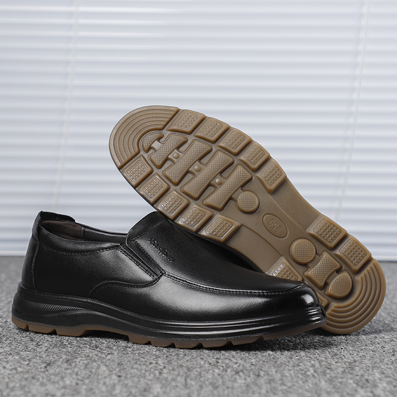 Mocassini Oxford da uomo Calzature da sera in pelle sintetica con punta quadrata e punta a punta_voghion.com