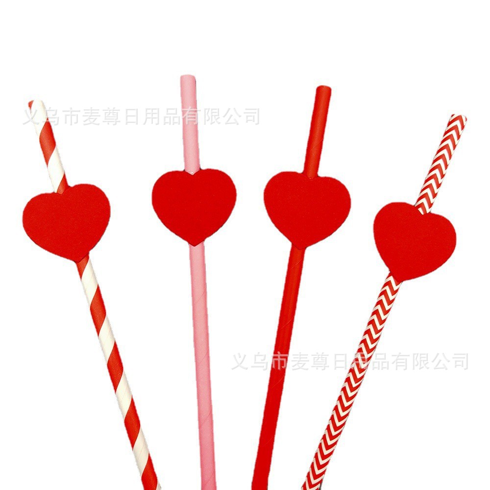 Rojo amor fiesta paja tarjeta paja pastel postre decoración bar despedida de soltero decoración paja Amazon