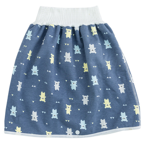 Baby diaper skirt, diaper-proof training pants, waterproof and leak-proof, washable diaper pocket, baby night pee artifact