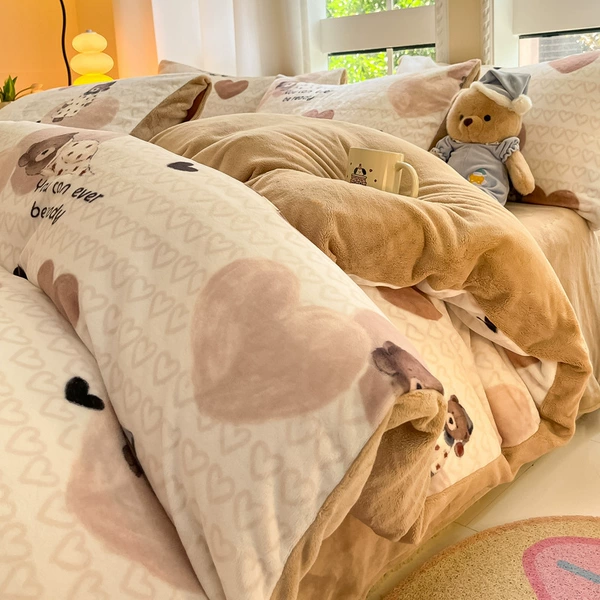 Warm Bear [Thickened Milk Fleece, Warm and Skin-friendly]