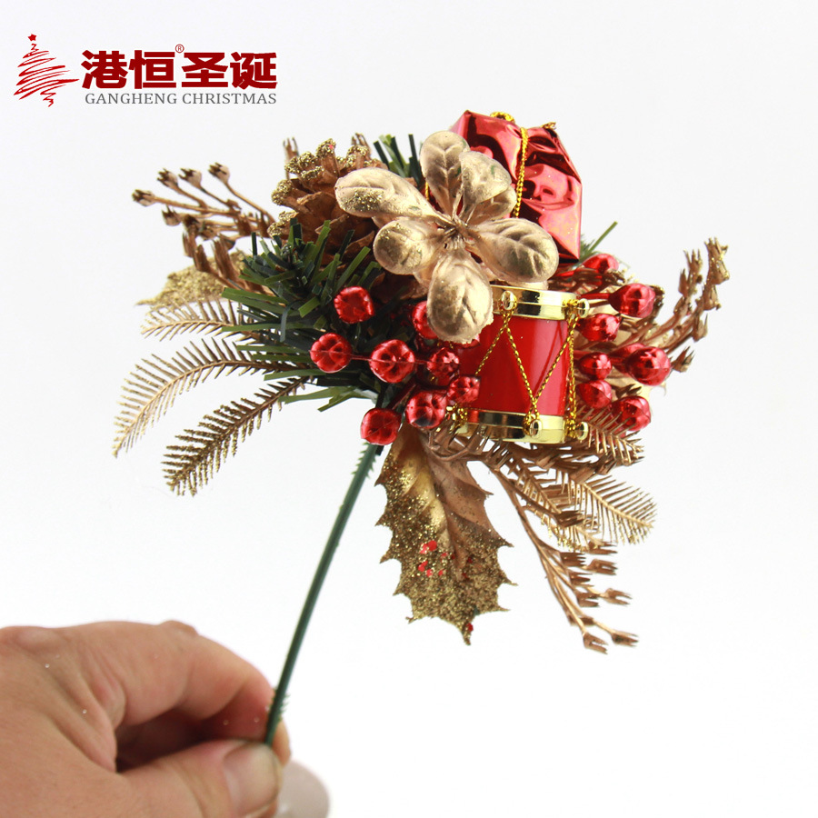 Ramas de pino artificiales navideñas, piñas, corona de árbol de Navidad, decoración de enredaderas, arreglos florales, adornos, suministros para crear ambiente, venta al por mayor