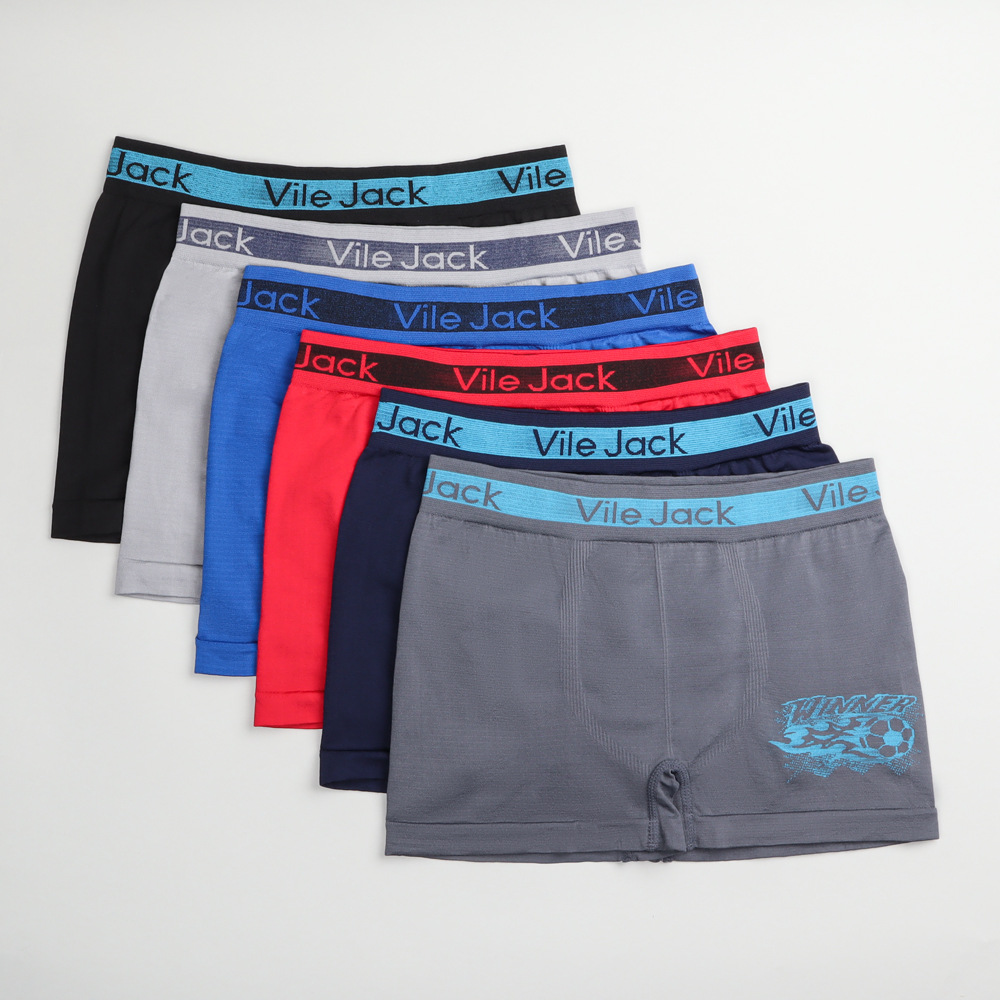 Calzoncillos bóxer para niños y niñas para niños, calzoncillos bóxer transpirables con estampado deportivo de fútbol 12-16 pantalones inferiores verano