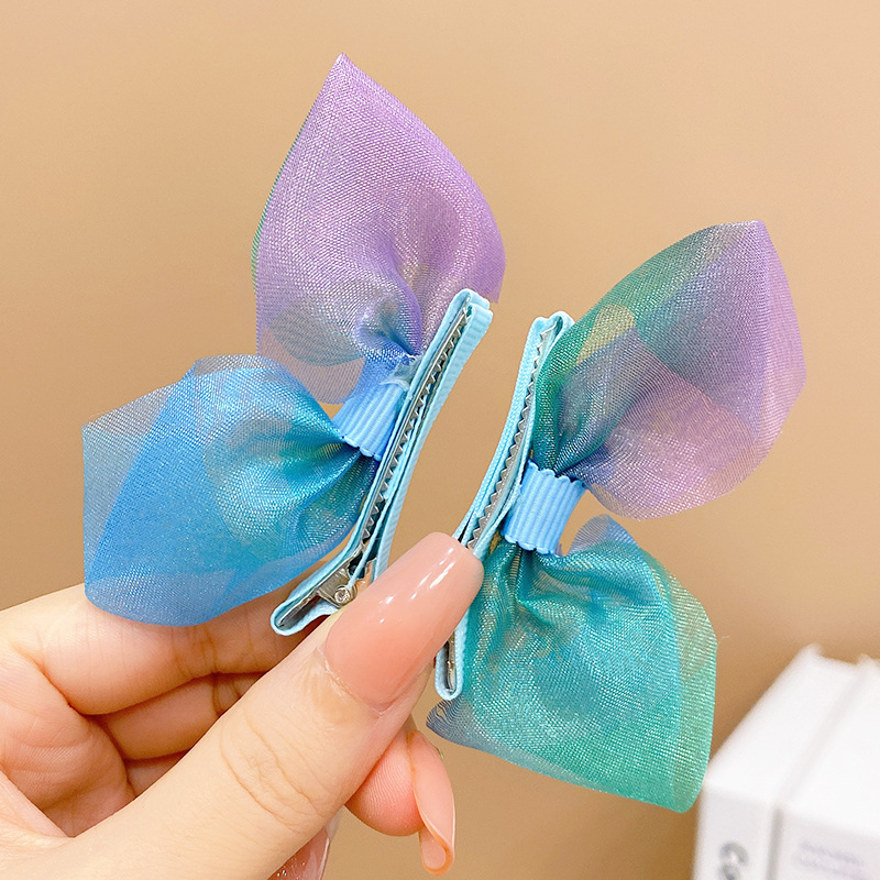 Lindo Super Hada arco pequeña horquilla niños niña bebé accesorios para el cabello tocado horquilla clip Corea del Sur hembra