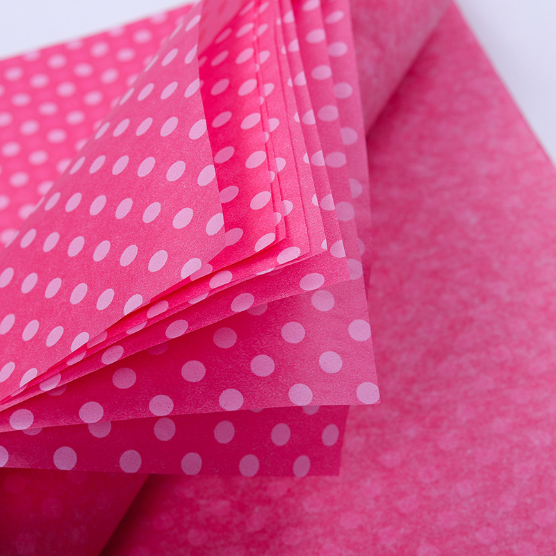 20 hojas de papel de polka dot, papel para copias, papel de forro, papel coreano para envolver ramos, 50*66cm, estampado