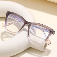 2025方框光学架眼镜男防蓝光弹簧腿可配近视镜丙酸插针眼镜男批发