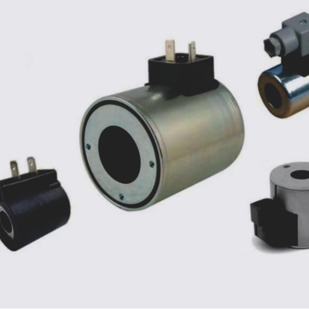 液压电磁阀插头220V控制阀24V换向 骨架线圈 塑封线圈设计生产