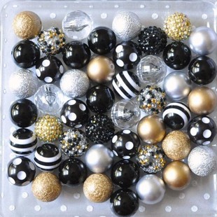 50�� ��+��ɫ20MM������������ DIY����ɢ��chunky bead