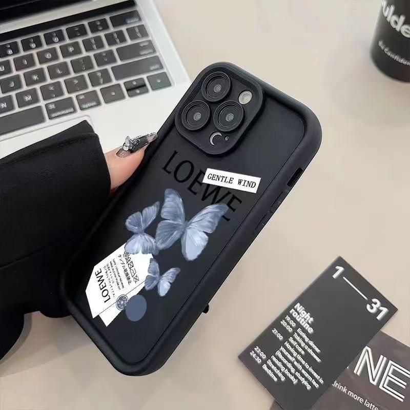 Mariposa creativa para iphone16promax funda para teléfono móvil Apple 15 anti-caída 14pro/13 hermoso 12 nuevo