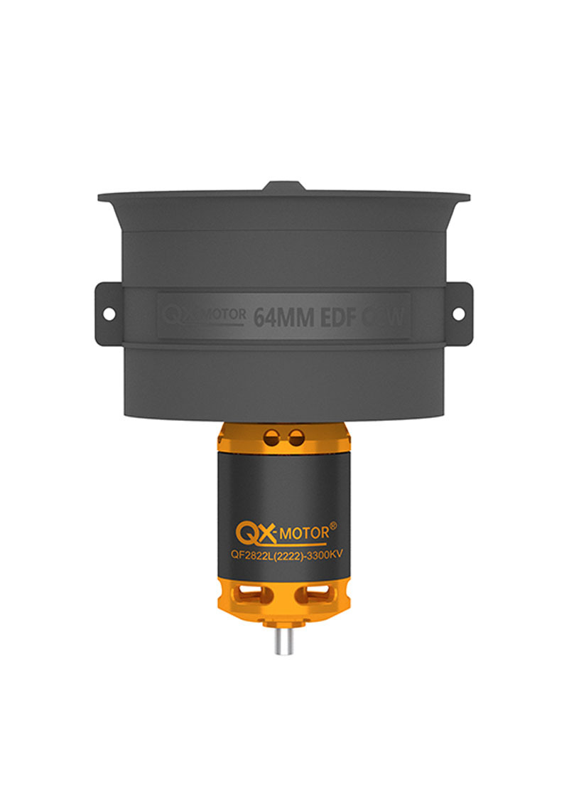 Qunxi Professional Edition 64 handao 12 hojas fan positivo y negativo remo control remoto avión motor sin cepillo qf2822 ventilador violento